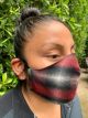 Face Mask Woven Plaid # 1 Triple Layer 100% Woven Pima Cotton Comfortable fit Reusable Washable Ships Same Day