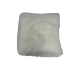 Mongolian Fur White Pillow w/insert 20 X 20