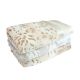 Siberian Leopard Luxe With Minky Dot Back With Satin Border Blankets  Available in many Colors and Sizes