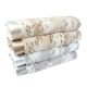Siberian Leopard Luxe On Both Sides With Satin Border Blankets in many Colors and Sizes