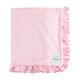 Luxe Pink Ruffle Baby Blankets Baby Blanket