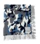 Camouflage Navy Blue Luxe Blanket