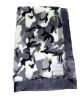 Camouflage Charcoal Luxe On Both Sides With Charcoal Flat Satin Border Blanket