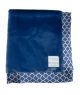 Luxe With Navy Moroccon Mini Tile Blanket