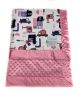 Hit The Road Pink Rose Baby Blanket 