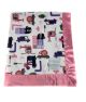 Hit The Road Pink Rose Baby Blanket 