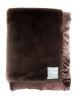 Luxurious Luxe Chocolate Brown On Both Sides Blankets 