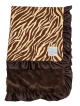 Tiger Butter Brown Luxe Stripe Brown Baby Blanket 