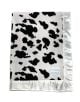 Cow Minky Print Black and white on both sides Blanket 