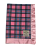 Plaid Pink and Blue Baby Blanket 