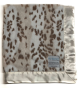 Luxe Siberian Cream Leopard On Both Sides Blankets