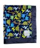 Dino Zoo Navy On both Sides Baby Blanket 