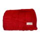 Luxurious Luxe Red On Both Sides With No Satin Border Blanket 