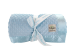 Minky Dot Blue Velour Blanket Available in Sizes and Colors
