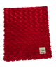 Luxe Rose Red Baby Blanket 