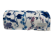Florist Blue Minky Velour front And Back Blanket 