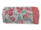 La Vie En Rose Blush Minky Velour With Luxe Coral Blanket 
