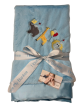 Party Animal Luxe Blue Blanket 