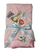 Baby Animal Luxe Pink Blanket 