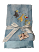 Party Animal Luxe Bella Blue Blanket 