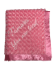 Personalized Luxe Rose On Both Sides Blankets in many Sizes and Colors