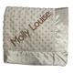 Personalized Minky Dot On Both Sides Blankets in many Colors