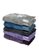 Luxe Bella Baby Receiving Blankets in soothing breeze hues with a silky satin trim. Ultra-soft, cozy, and perfect for swaddling, stroller rides, Personalize yours for a special gift!
