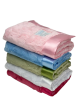 Personalized Luxe Bella Spring Baby Stroller Blanket with Satin Trim – 30x35