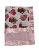 Cowgirl Pink Minky with Solid Minky Back 