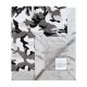 Camouflage Winter Luxe With Silver Back Baby Blanket
