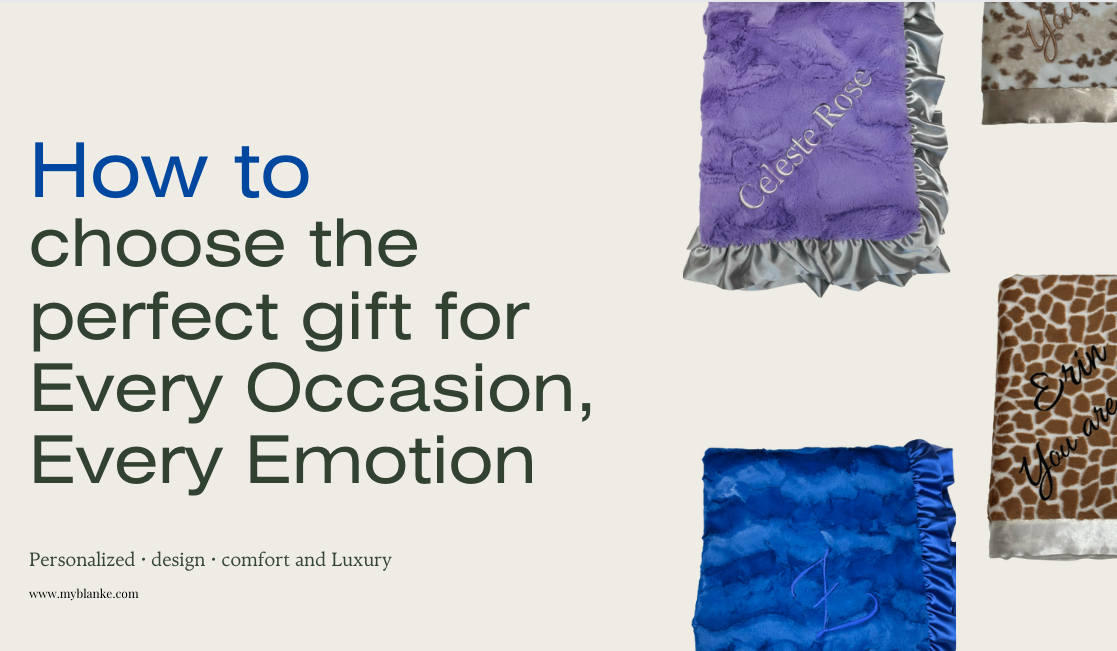How to choose the perfect personalized baby blanket gift — My Blankee