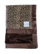 Leopard Print Luxe Minky Baby Blanket with Satin Border – Ultra Soft | My Blankee

