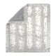Siberian Leopard Luxe Silver Baby Receiving Blanket with Satin Border – Ultra Soft | My Blankee