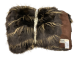 Faux Fur Rhino Suede Brown Super Throw 60 X 70