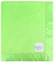 Minky Dot Lime Green baby blanket with soft plush texture and silky satin border, perfect for babies, toddlers, and travel comfort.