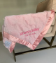 



Personalized Luxe Bella Pink Flat Satin Baby Receiving Blanket with ultra-soft plush fabric, smooth satin trim, and custom embroidery.
Font: Ariel Thread Color Raspberry #2167  
Personalized Luxe Bella Pink On Both Sides Blankets 