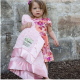 Personalized Luxe Rose Soft Stroller Blanket with Satin Border – Ultra Plush | My Blankee