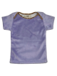 Lavender Baby Lap Tee Short Sleeve Minky