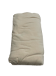 Cream Pima cotton crib sheet for babies, ultra-soft and breathable, fits standard crib mattress size 28" x 52" x 9" snugly and securely.