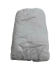 Soft white Pima cotton crib sheet for babies, fits standard crib mattresses 28" x 52" x 9", breathable, gentle, and durable fabric.