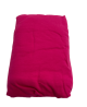 Soft raspberry Pima cotton crib sheet for babies, fits standard mattress 28" x 52" x 9", smooth, breathable, and gentle fabric.