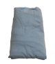 Soft baby blue crib sheet made from luxurious Pima cotton, sized 28" x 52" x 9", perfect for standard baby crib mattresses.