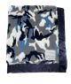 Navy Camouflage Luxe Baby Blanket Both Sides with Satin Border – My Blankee