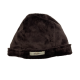 6–12 Months Baby Brown Minky Beanie – Soft Plush Hat for Babies and Toddlers

