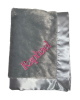 Embroidered Silver Luxe Soft Cozy Baby Receiving Blanket
