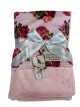 Cowgirl Pink Minky Softest Baby Blankee – Ultra-Soft Plush Receiving Blanket for Newborns with Floral Western Design