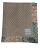 Minky Dot Tan Baby Receiving Blanket with Poppy Satin Border – Ultra-Soft, Cozy & Perfect for Newborns & Baby Showers

