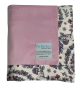 Minky Pink Baby Blanket with Lucy Satin Border – Ultra-Soft and Made in the USA