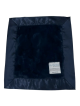 Soft Navy Luxe Bella Baby Security Blanket with Satin Trim, Plush on Both Sides, Personalized Option for Infants and Toddlers