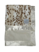 Siberian Leopard Luxe Baby Blanket with Luxe Back and Satin Border – Ultra Soft | My Blankee